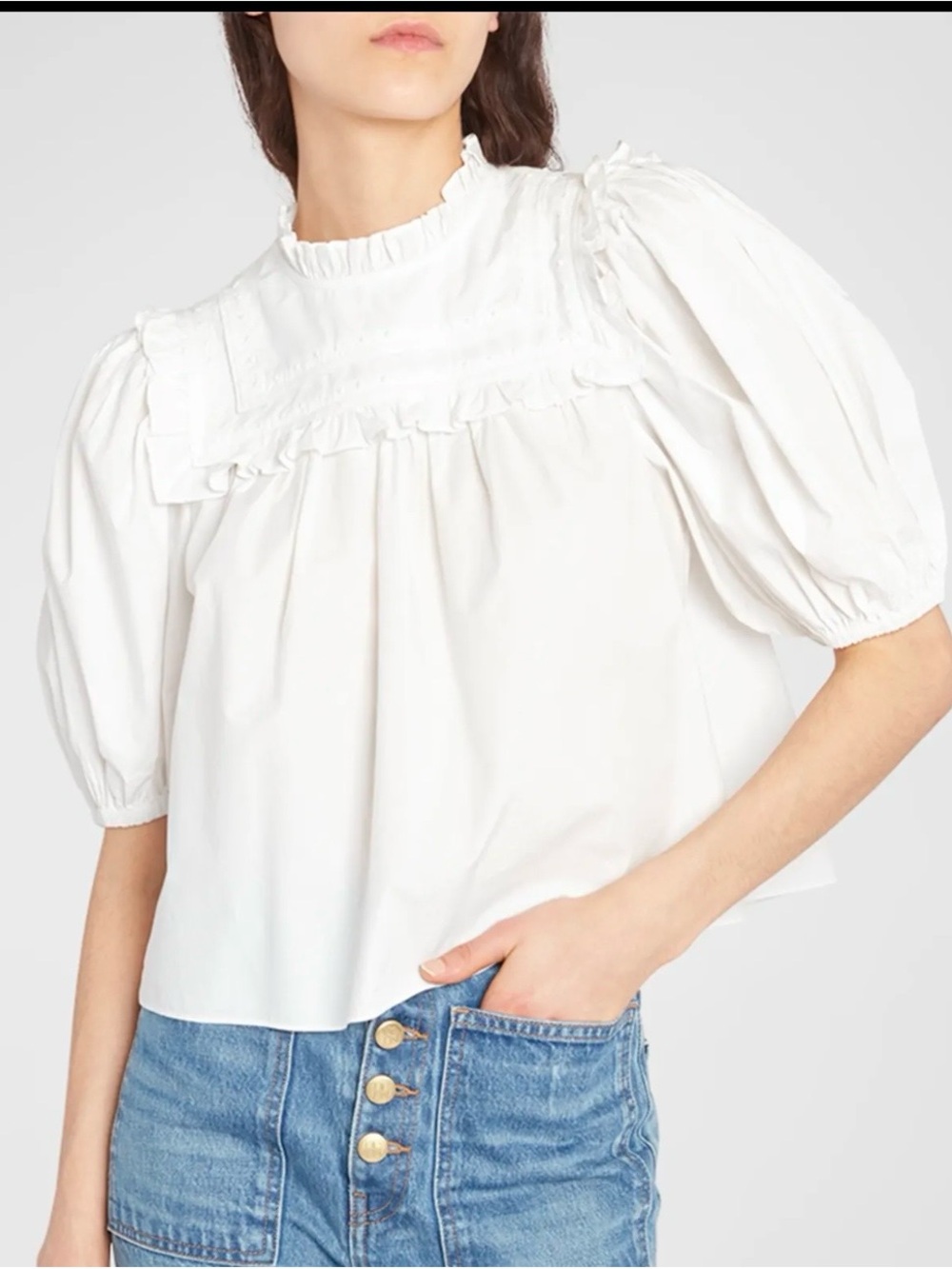 Ulla Johnson Pristine Adeline Top Size 2